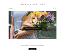 Tablet Screenshot of lunariagardens.com